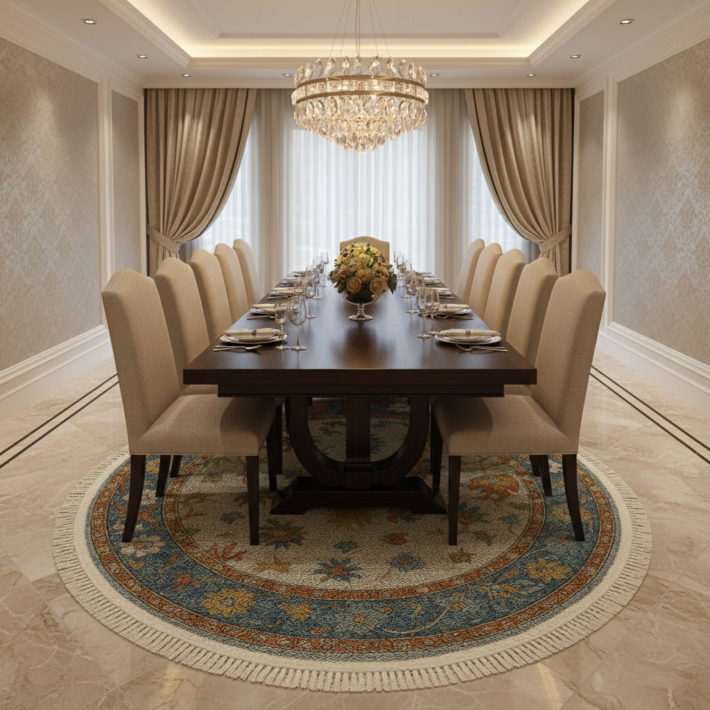 ORALAVIA - Hand Knotted Oushak Carpet